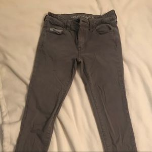 Taupe AE jeggings